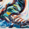 Pintura desnudo óleo sobre lienzo Bailando textura