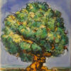 Pintura árbol en acuarela de Antonio García Calvente