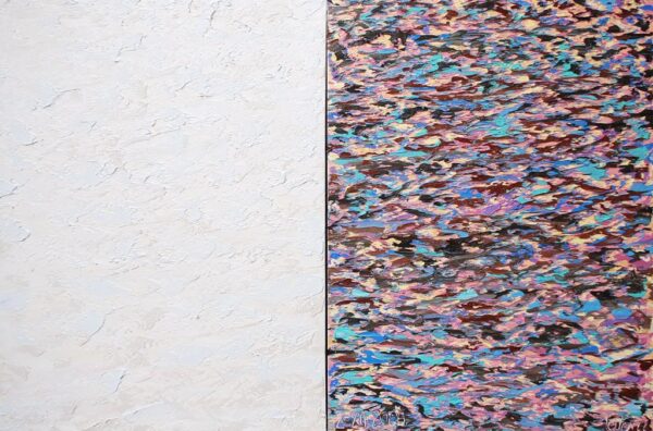 arte minimalista abstracto, doble aspecto de la nada