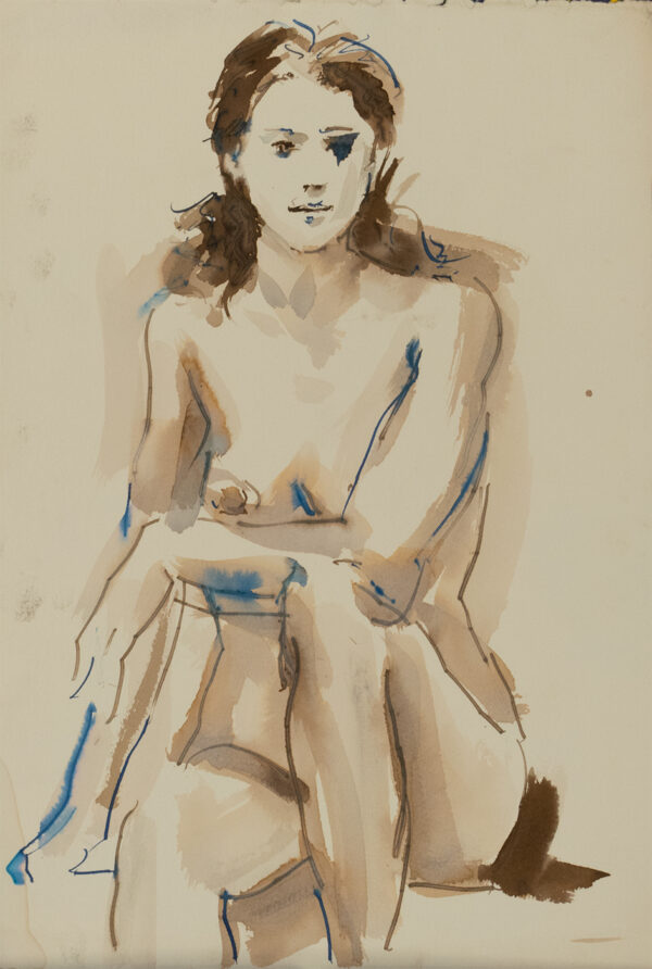Boceto mujer desnuda Círculo de Bellas Artes