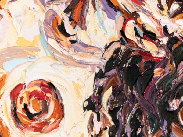 Arte abstracto erótico mujer desnudo detalle