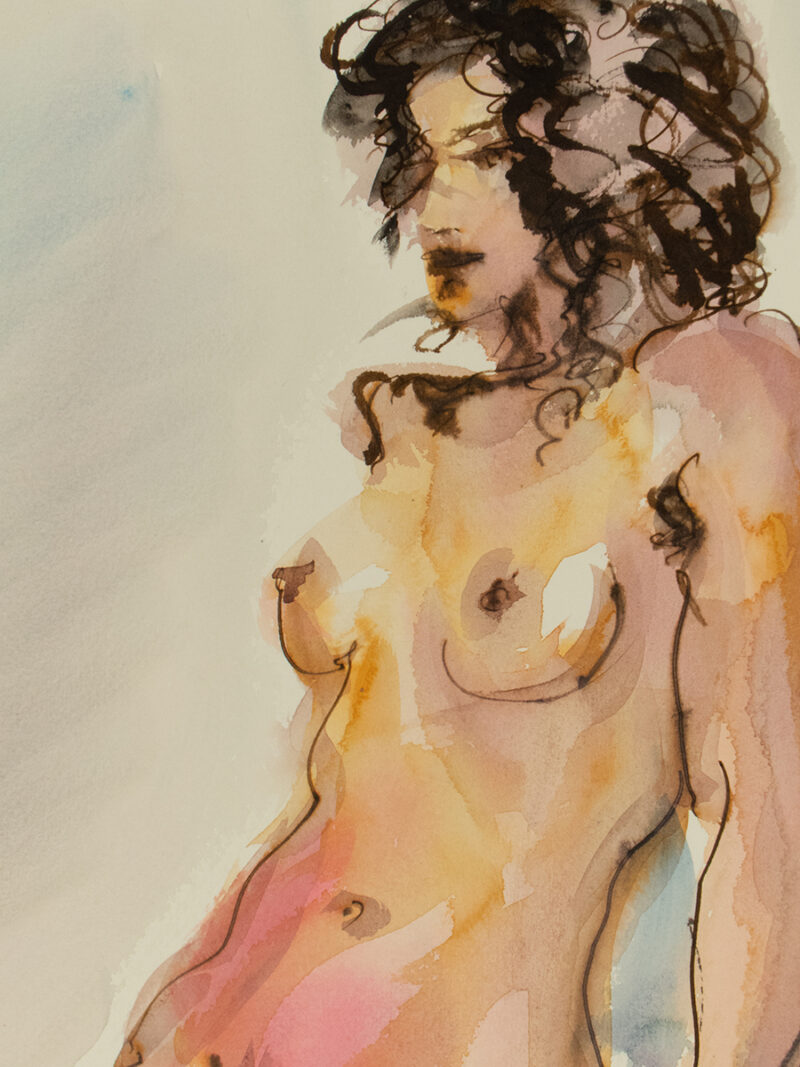 Bocetos desnudos, arte erótico