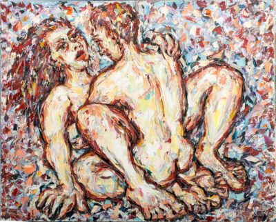 Untitled oil erotic painting