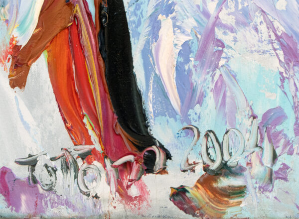 Mujer secándose el pelo, galería de arte detalle