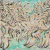 Unicornio pintura abstracta lienzo Totom