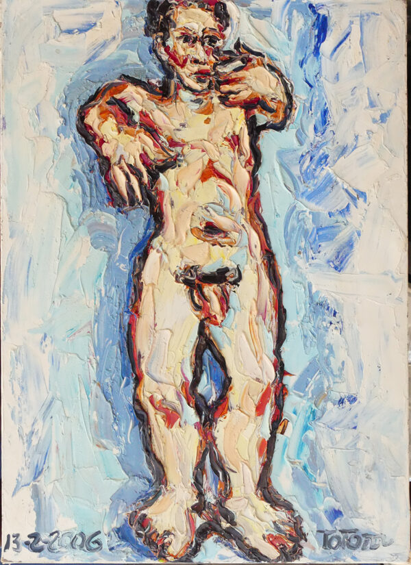Expresionismo pictórico Desnudo de hombre