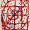 Pintura toísta rojos Mandala simbolico Totom