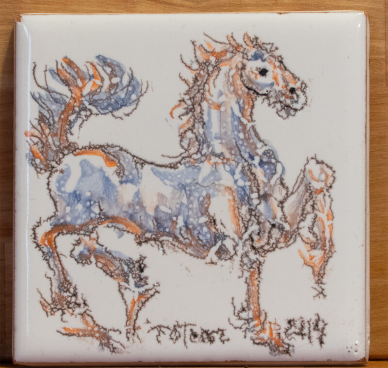 cerámica tradicional caballo
