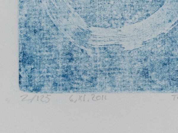Grabado circulo tao 2-125, litografía