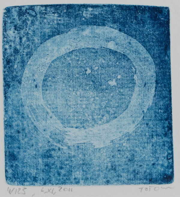 Grabado circulo tao 4-125, litografía