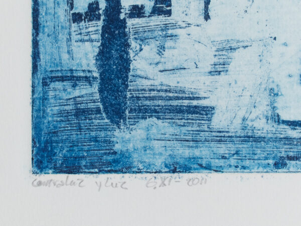 Litografía Contraluz, Grabado de Antonio García Calvente, Serie 3-125