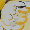 paloma amarilla acuarela, pintura alquímica simbolista