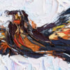pintura expresionista águilas en el cielo detalle