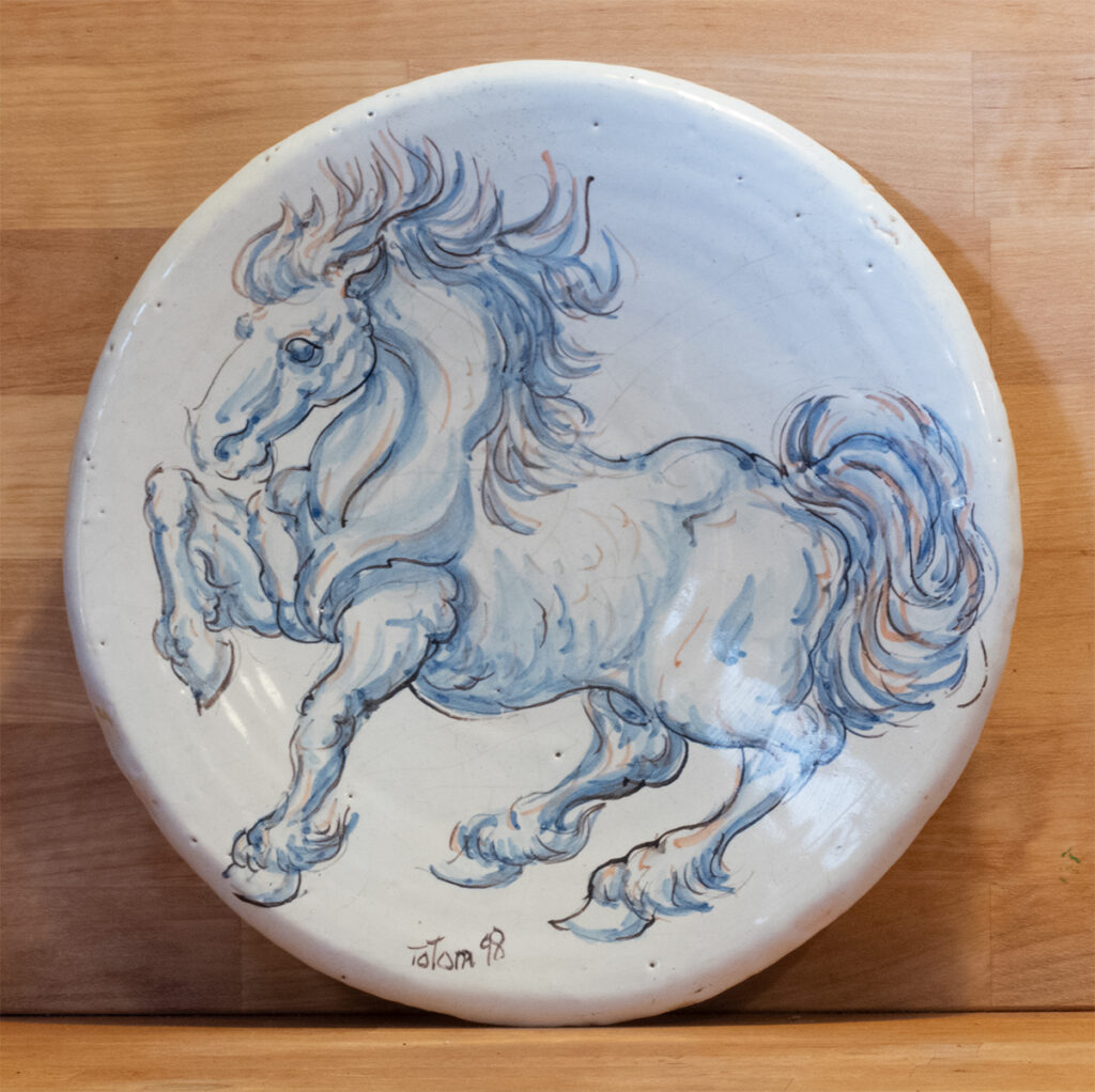 cerámica artesanal caballo